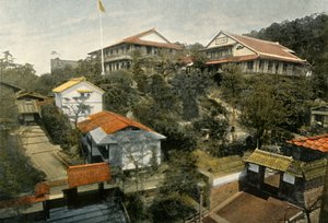 Un hotel en Kioto, 1900 de Unbekannt