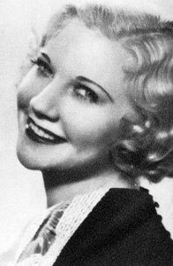 Una Merkel, actriz de cine estadounidense, 1934-1935