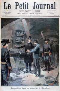Búsqueda subterránea de anarquistas, Barcelona, 1894 de Unbekannt