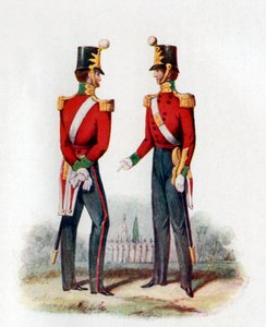 Uniforme del 19º Regimiento, 1848, 1904
