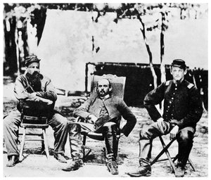 Oficiales de la Unión antes de la caída de Petersburg, Guerra Civil Americana, 1864 1955 de Unbekannt