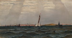 Escena de puerto sin título de Unbekannt