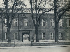 Escuela Superior, mirando hacia el patio de la escuela, 1926