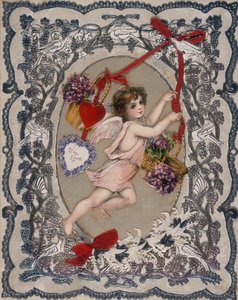 Tarjeta de San Valentín, siglo XIX de Unbekannt