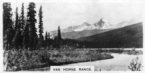 Cordillera Van Horne, Montañas Rocosas Canadienses, c1920s de Unbekannt