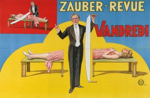 Cartel de la Revue Mágica Vandredi, 1923