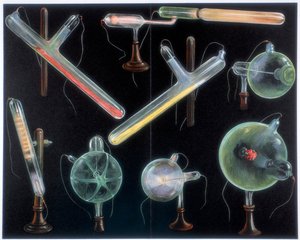 Diversas sustancias fluorescentes en tubos de vacío de diferentes formas, 1903 de Unbekannt