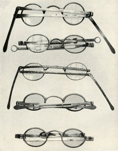 Varios tipos de gafas... de finales del siglo XVIII y principios del XIX de Unbekannt
