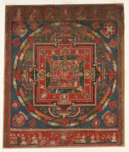 Vasudhara Mandala, fechado en 1777 Samvat 897