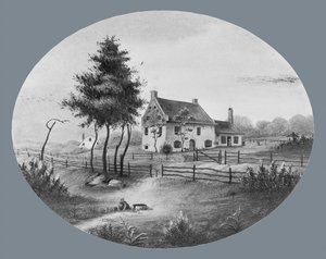 Casa Vechte en Gowannus, Brooklyn, Nueva York, 1865