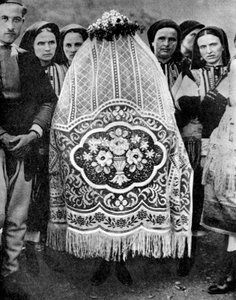 Novia velada, Serbia del Sur, 1936 de Unbekannt
