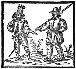 Calzones de terciopelo y calzones de tela, 1592, 1910