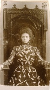 Vera Komissarzhevskaya, actriz rusa, 1900s