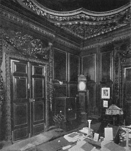 Sacristía de St. Lawrence Jewry, con tallado de Grinling Gibbons, 1903 de Unbekannt