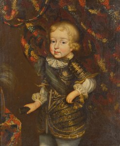 Víctor Amadeo I 1587-1637, Duque de Saboya, como un infante, siglo XVII