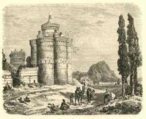 Vista Cerca de Ispahan, 1890 de Unbekannt