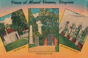 Vista en Mount Vernon, Virginia, 1946
