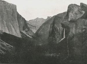 Vista desde el Punto del Artista, Valle de Yosemite, EE.UU., 1895 de Unbekannt