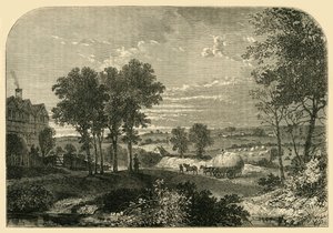 Vista desde la casa de Moll King, Hampstead, en 1760, c. 1876