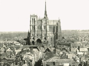 Vista desde el campanario, Amiens, Francia, 1895 de Unbekannt