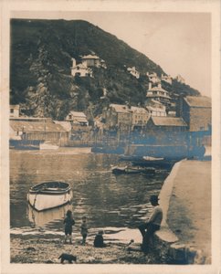 Vista desde el puerto - Polperro, 1927 de Unbekannt