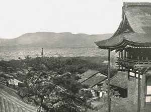 Vista desde las colinas, Kioto, Japón, 1895 de Unbekannt