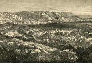 Vista en el Valle del Jordán, 1890 de Unbekannt