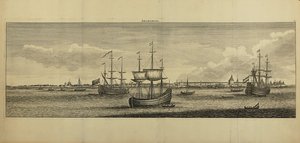 Vista de Arkhangelsk, ca 1770 de Unbekannt