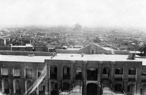 Vista de Bagdad desde una torre de bloques, 31º hospital general británico, Mesopotamia, Primera Guerra Mundial, 1918 de Unbekannt