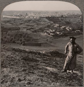 Vista de Jerusalén desde el Monte Scopus, c. 1900 de Unbekannt