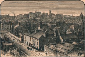 Vista de Lancaster, siglo XIX de Unbekannt