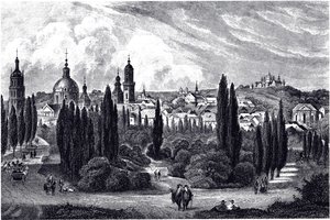 Vista de Lemberg, ca 1845 de Unbekannt