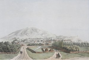 Vista de Pyatigorsk, mediados del siglo XIX