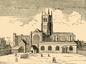 Vista de St. Mary Overy, c1878 de Unbekannt
