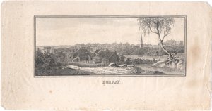 Vista de Tartu, 1800