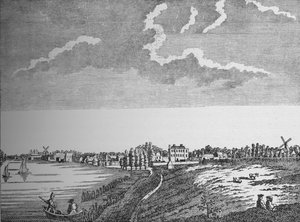 Vista de Wandsworth, Surrey, c1780 de Unbekannt