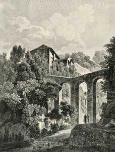 Vista del Acueducto, cerca de la Alhambra, siglo XIX, 1907 de Unbekannt