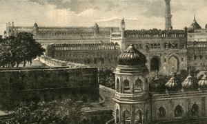 Vista del Gran Imambara, Lucknow, 1890 de Unbekannt
