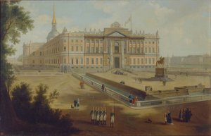 Vista del Palacio de Michael en San Petersburgo de Unbekannt