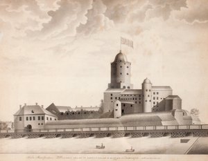 Vista del Castillo de Vyborg de Unbekannt