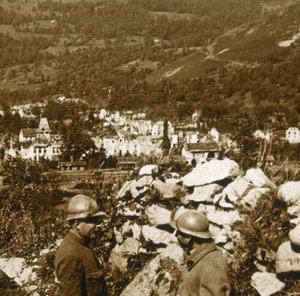Vista de las líneas, Metzeral, norte de Francia de Unbekannt
