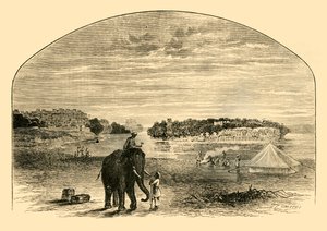 Vista en el Indo, 1890 de Unbekannt
