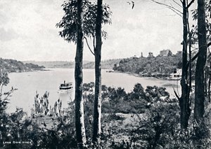 Vista del río Lane Cove, c1900 de Unbekannt