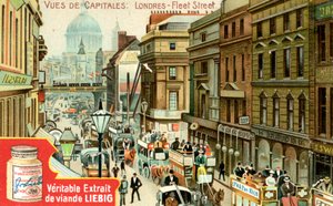 Vistas de Capitales: Fleet Street, Londres