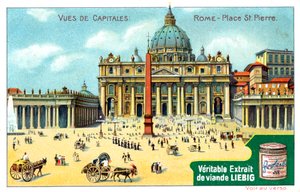 Vistas de Capitales: Plaza de San Pedro, Roma, c1900 de Unbekannt