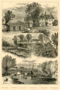 Vistas en el río Lea, c1876 de Unbekannt