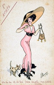 Postal vintage francesa, siglo XX de Unbekannt