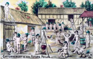 Postal francesa vintage, c. 1900 de Unbekannt