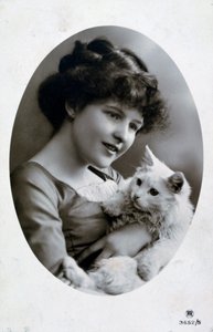 Postal francesa vintage, c1900 de Unbekannt
