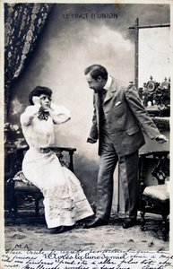 Postal francesa vintage, c.1900 de Unbekannt